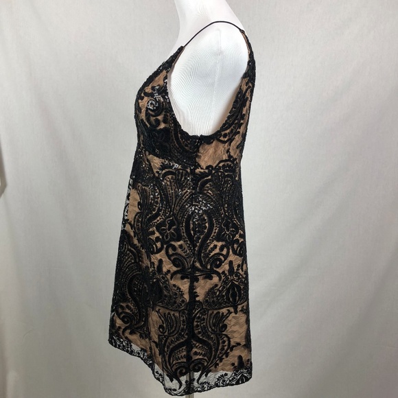 NEW Free People Night shimmers lace dress - Picture 7 of 8